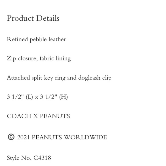 Coach X Peanuts Bag Charm With Woodstock - Picture 2 of 2